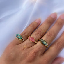Charger l'image dans la galerie, 'Rhéia' bague - Turquoise