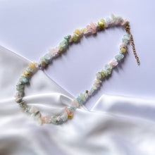 Charger l'image dans la galerie, 'Namaka' collier court - Aigue-Marine & Morganite