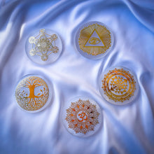 Charger l'image dans la galerie, Disques Géométrie et Symboles Sacrés - Sélénite