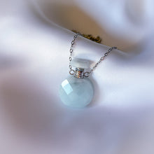 Charger l'image dans la galerie, 'Océane' collier fiole - Aigue Marine