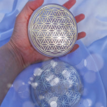 Charger l'image dans la galerie, Disque Fleur de vie - Sélénite