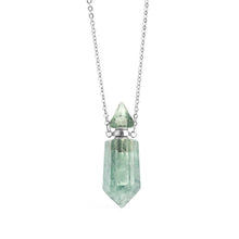 Charger l'image dans la galerie, 'Sybille' collier fiole - Fluorite Verte