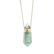 Charger l'image dans la galerie, 'Sybille' collier fiole - Fluorite Verte