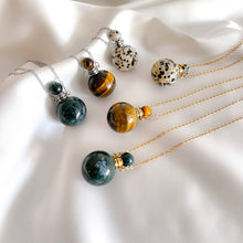 Charger l'image dans la galerie, 'Terra' collier fiole - Agate Indienne