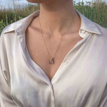 Charger l'image dans la galerie, 'Jouvy' collier fiole - Améthyste