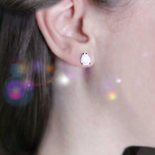 Charger l'image dans la galerie, 'Olympe' boucles d'oreilles - Pierre de Lune Bleue