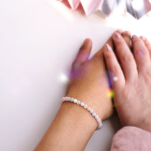 Charger l'image dans la galerie, 'Ariel' bracelet enfant - Morganite & Aigue Marine