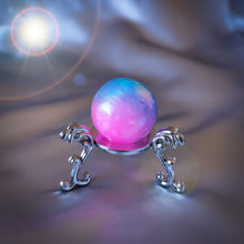Charger l'image dans la galerie, Sphère - Sélénite Pink/Aqua Aura