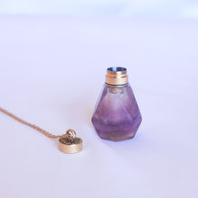 Charger l'image dans la galerie, 'Lucina' sautoir fiole - Fluorite Multicolore