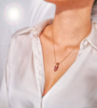 Charger l'image dans la galerie, 'Artémis' collier fiole - Quartz Fraise