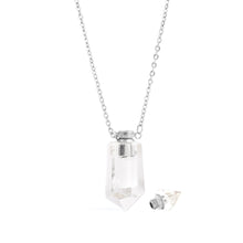 Charger l'image dans la galerie, 'Sybille' collier fiole - Cristal de Roche