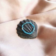 Charger l'image dans la galerie, 'Théia' bague - Apatite Bleue