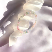 Charger l'image dans la galerie, 'Ariel' bracelet enfant - Morganite & Aigue Marine