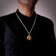 Charger l'image dans la galerie, 'Salomon' collier homme - Œil de Tigre