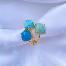 Lade das Bild in den Galerie-Viewer, &#39;Héra&#39; bague - Larimar
