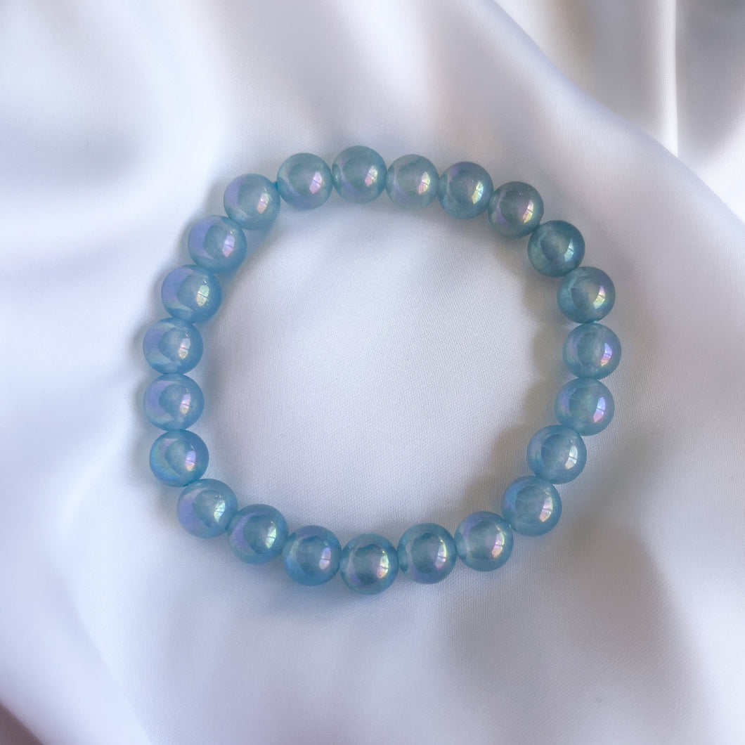 'Lana' Bracelet - Calcédoine Angel Aura