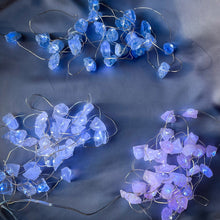 Charger l&#39;image dans la galerie, Guirlandes lumineuses - Quartz Rose, Cristal de Roche, Célestine
