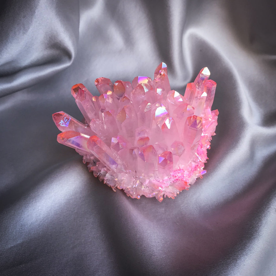 Druse - Cristal de Roche Pink Aura