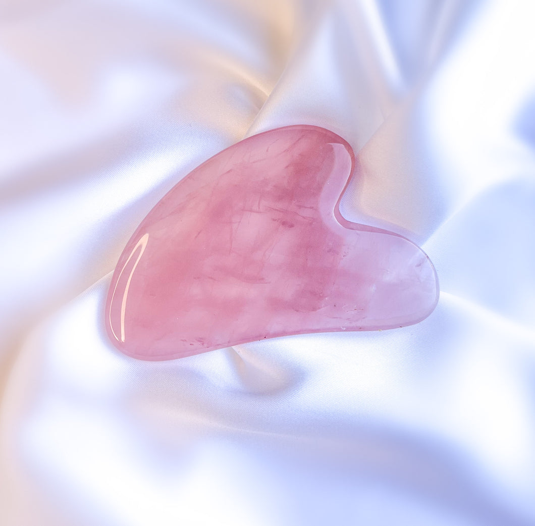 Gua Sha - Quartz Rose