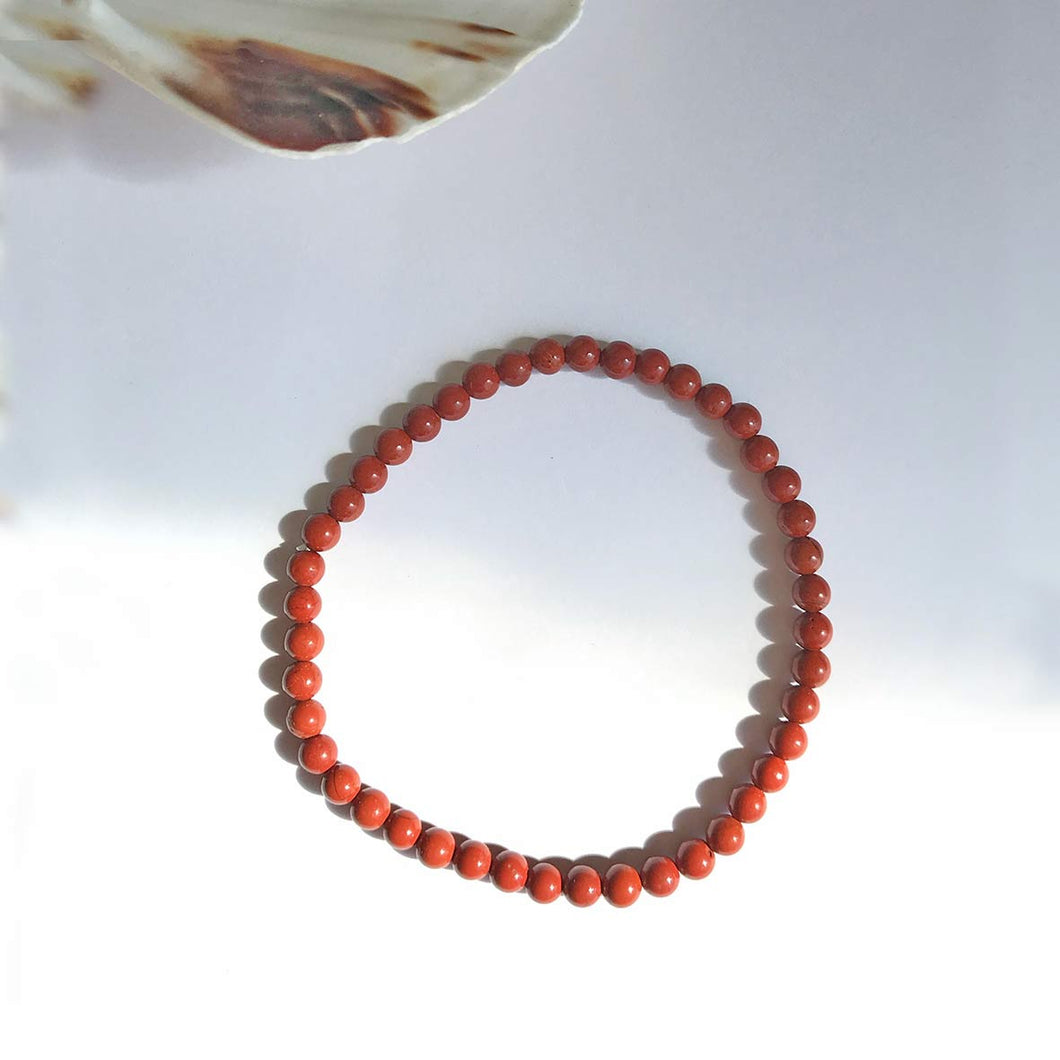 'Vénus' Bracelet - Jaspe Rouge