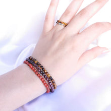 Lade das Bild in den Galerie-Viewer, &#39;Vénus&#39; Bracelet - Jaspe Rouge
