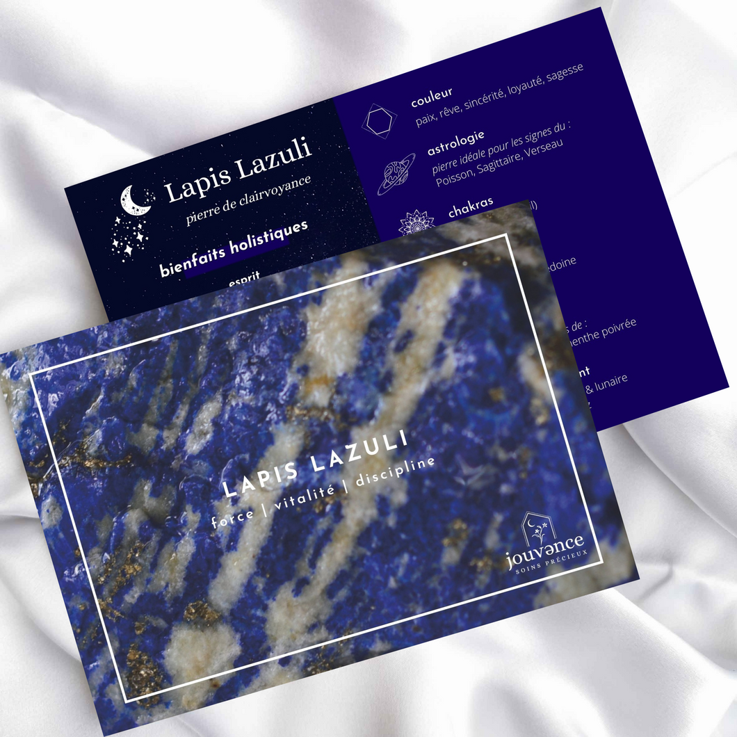 Précieuse Carte - Lapis Lazuli