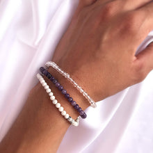 Lade das Bild in den Galerie-Viewer, &#39;Vénus&#39; Bracelet - Lépidolite
