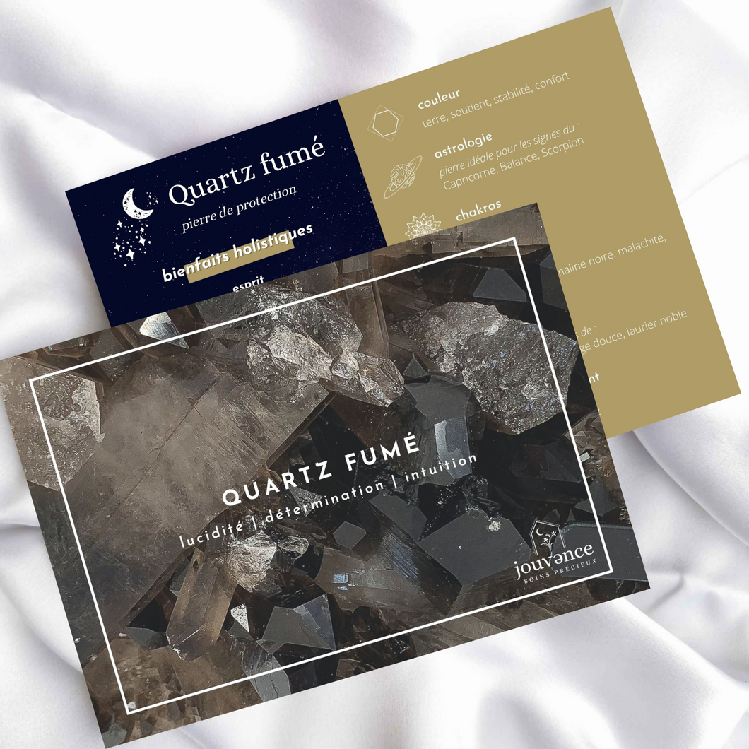 Précieuse Carte - Quartz fumé